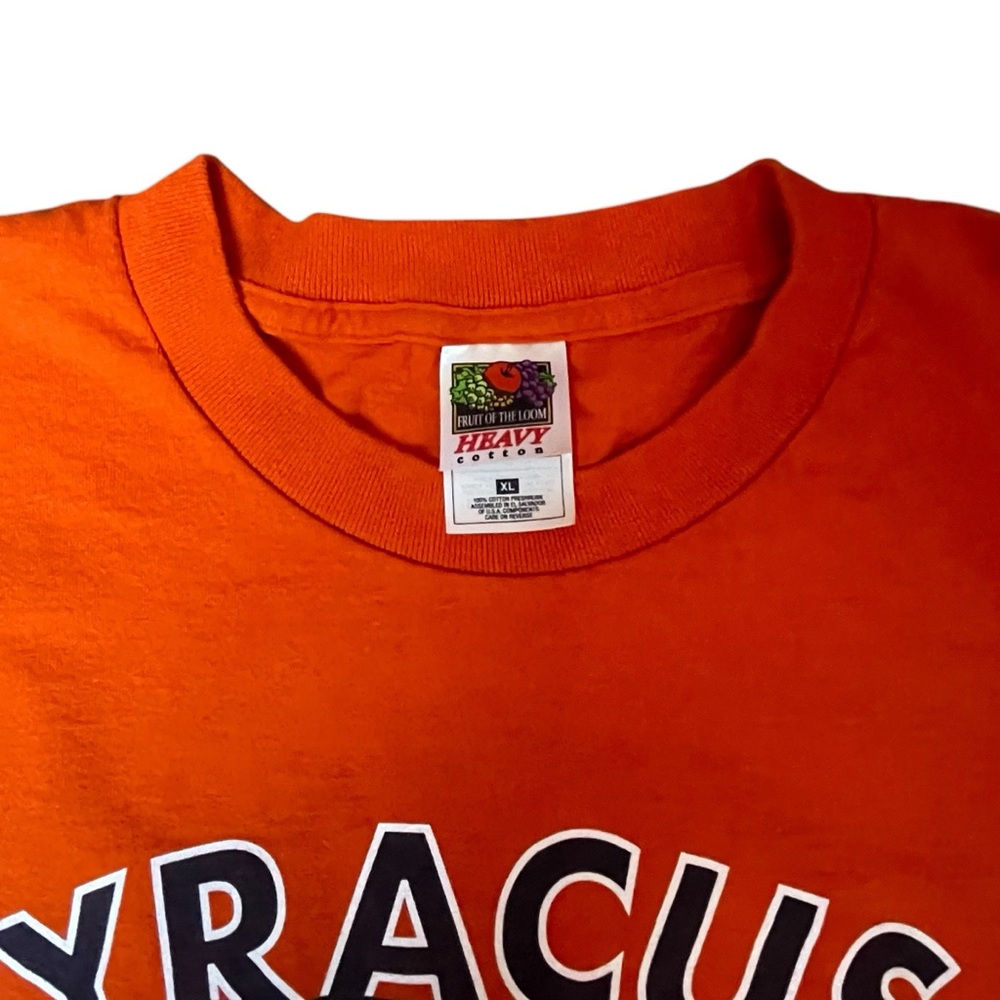 Vintage Syracuse T-Shirt SU Orangemen Basketball 2003 National Champions Mens XL - Picture 4 of 14